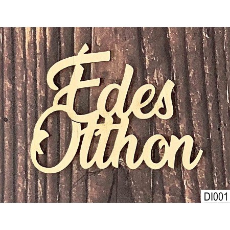 Fa dísz feliratok, figurák naturfából