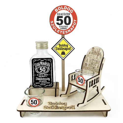 Vicces Székes Pálinkás Szett