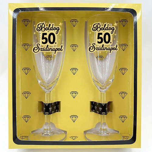 Páros Pezsgőspohár Szett