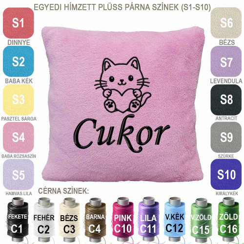 Egyedi Hímzett Párna