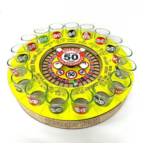 Részeges Rulett Ivós Játék