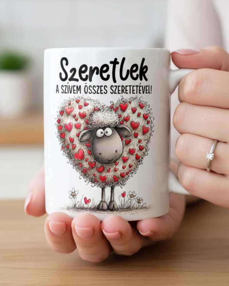 Valentin-napi ajándék, ami minden nap emlékeztet: „Szeretlek a szívem összes szeretetével!”